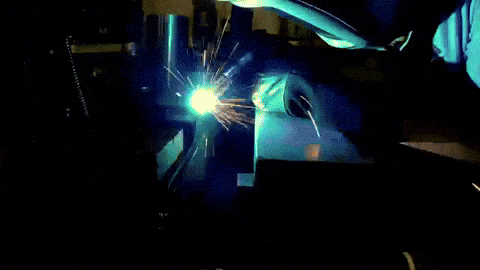Thick steel plate cutting